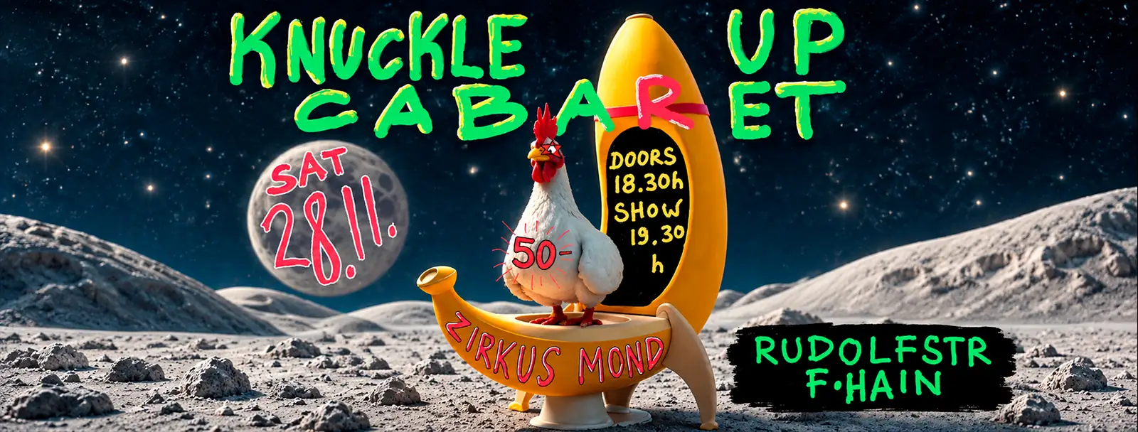Knuckle Up Cabaret Banner